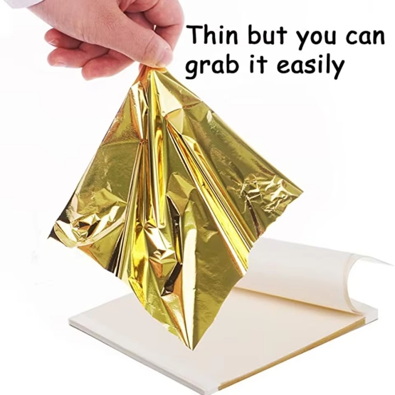 100 feuilles de papier imitati - Gold Foil Flakes avis et prix