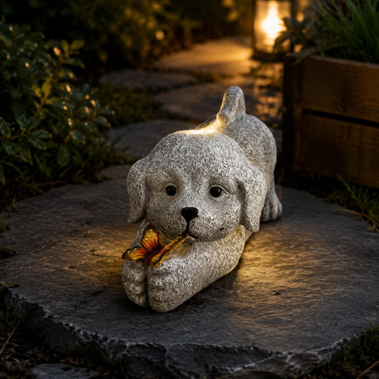 Statue de chien solaire en rés - Crafting Resin avis et prix