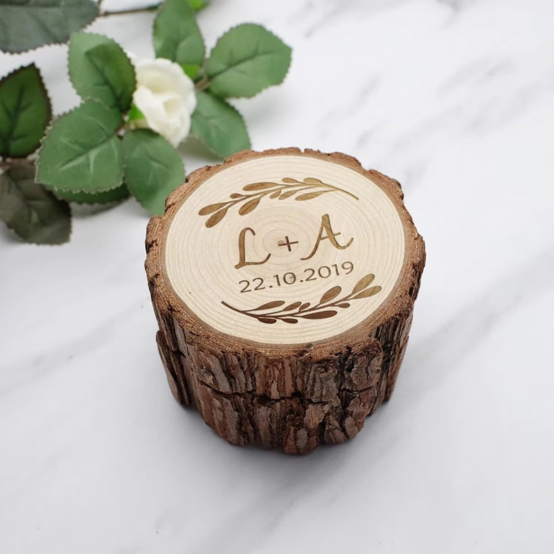 Boîte à bagues de mariage en b - Wood Ring Blank avis et prix